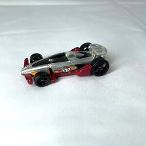 Hot Wheels Carbide 2014 Silver #02 Sports Race Car Mattel 1:64 Diecast Used